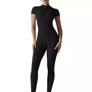 Sleek Black Women's Jumpsuit
